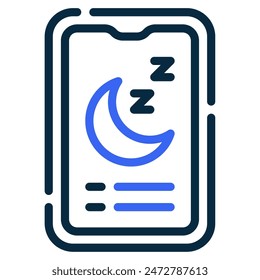 Sleep Tracker icon for web, app, infographic, etc