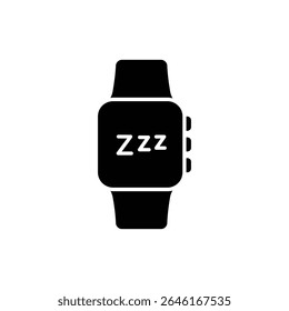 Sleep Tracker Watch Showing ZZZ for Sleep Monitoring