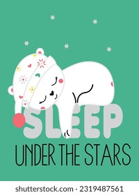 Dormir Bajo El Vector De Las Estrellas