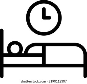 Sleep Vector Illustration On Transparent Background Stock Vector ...