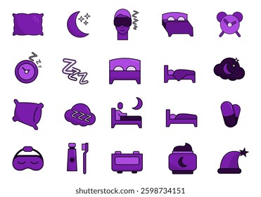 Sleep Well Design Element Set