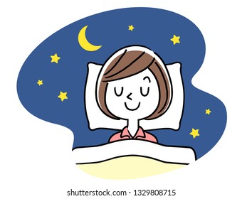 Sleep, Young lady