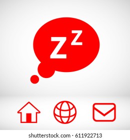 sleep zzz icon