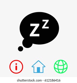 sleep zzz icon