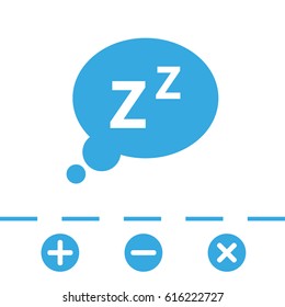 sleep zzz icon