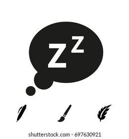 sleep zzz icon