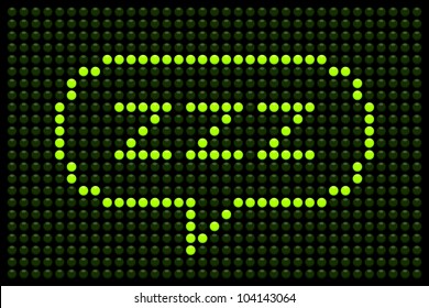 Sleep ZZZ Speech Bubble