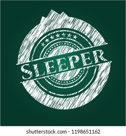 Sleeper chalkboard emblem