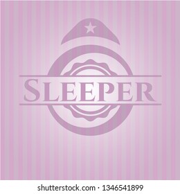 Sleeper retro pink emblem