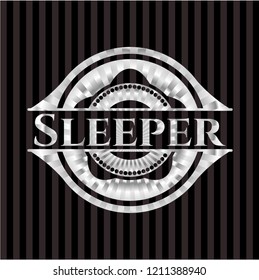 Sleeper silvery emblem or badge