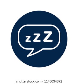 sleepiing night, dream icon vector