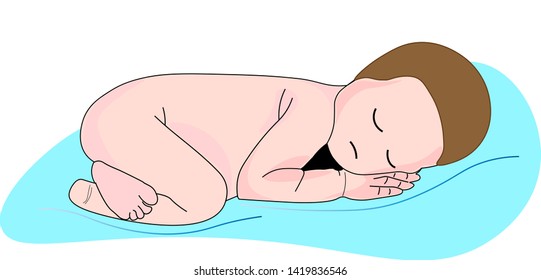 Sleeping baby vector images for commercial use and other purposes like advertisement, poster , banner, template, web , cover, magazine, etc.