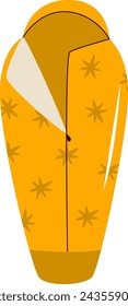 Saco de dormir para acampar ilustración vectorial