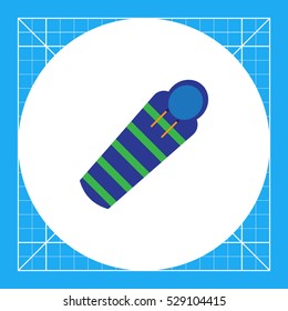 Sleeping bag icon