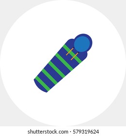 Sleeping bag icon