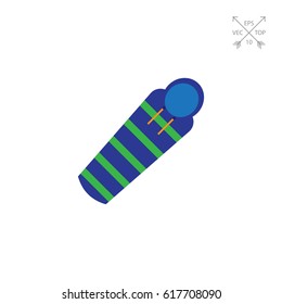 Sleeping bag icon