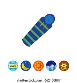 Sleeping bag icon