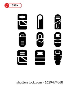 sleeping bag icon or logo isolated sign symbol vector illustration - Collection of high quality black style vector icons
