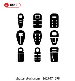 sleeping bag icon or logo isolated sign symbol vector illustration - Collection of high quality black style vector icons
