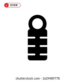 sleeping bag icon or logo isolated sign symbol vector illustration - high quality black style vector icons
