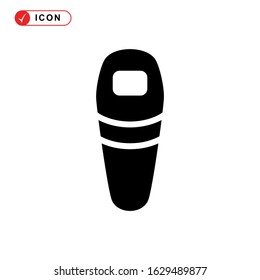 sleeping bag icon or logo isolated sign symbol vector illustration - high quality black style vector icons

