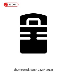 sleeping bag icon or logo isolated sign symbol vector illustration - high quality black style vector icons
