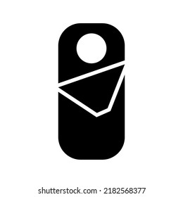 sleeping bag icon or logo isolated sign symbol vector illustration - high quality black style vector icons
