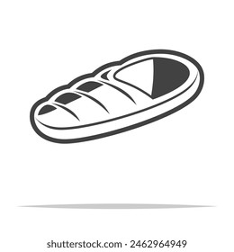 Schlafsack-Symbol transparente Vektorgrafik isoliert