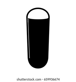 Sleeping Bag Icon , Vector