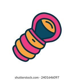 sleeping bag icon. vector filled color icon for your website, mobile, presentation, and logo design.