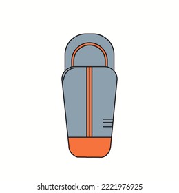 Sleeping bag icon vector illustration, Symbol for icon logo.