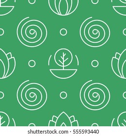 Sleeping bag spread out and ready to use, unbuttoned and buttoned, Packed in a roll and compressed by the bag. Vector illustration of linear, flat isolated on white background.