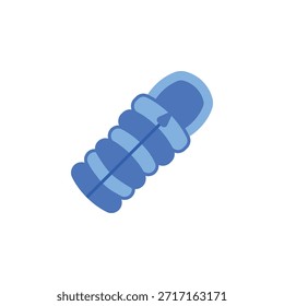 Schlafsack, Vektorsymbol. Abenteuer Symbol flachen Stil. perfekte Verwendung für Logo, Präsentation, Website und mehr. moderne Icon Design Farbstil