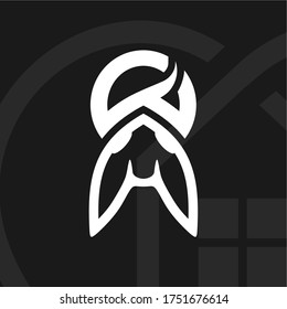 sleeping bat logo design inspiration