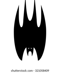 Sleeping Bat Vector Illustration Stock Vector (Royalty Free) 321058409 ...