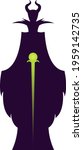 sleeping beauty. maleficent, fairy tale, children's cartoon, villain, shadow, witch, fear, horror, print, illustration, vector, girl, man, princess, witch, magic, mystery