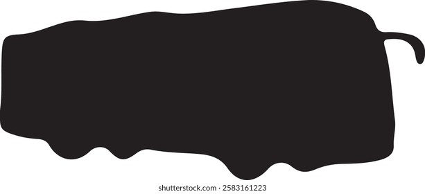 Sleeping Bus Silhouette Vector Illustration