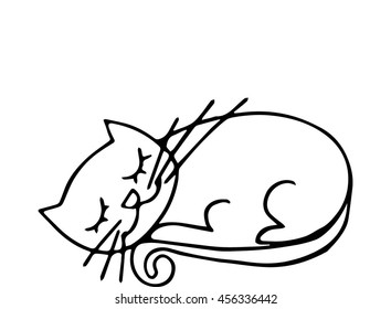 27,821 Cartoon cat sleep Images, Stock Photos & Vectors | Shutterstock