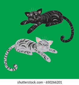 sleeping cats