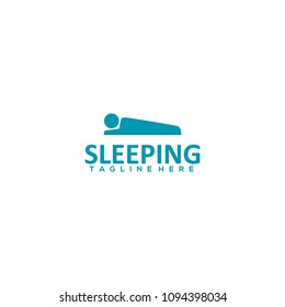 Sleeping Center Logo Template vector