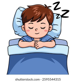Sleeping design isolated vector illustration on white background