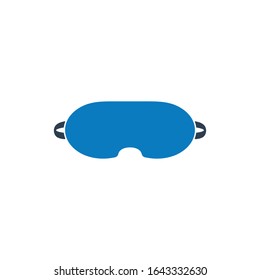 Sleeping Eye Mask Icon. Flat style vector EPS.