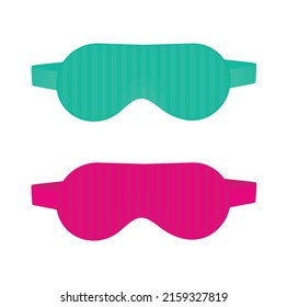 Sleeping eye mask. vector illustration