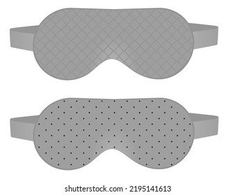 Sleeping eye mask. vector illustration