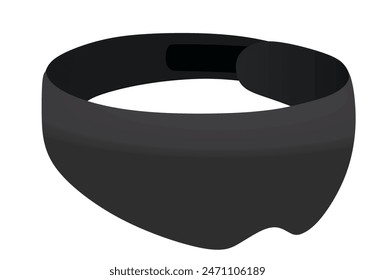 Sleeping eye mask. vector illustration