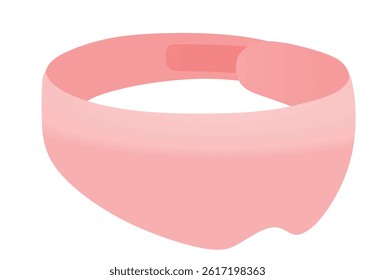 Sleeping eye mask. vector illustration