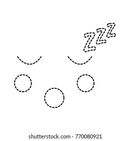 sleeping face emoji icon image 