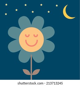 Sleeping flower
