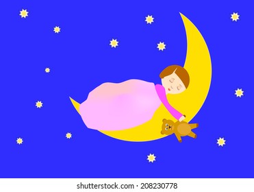 sleeping girl
