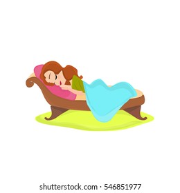 sleeping girl